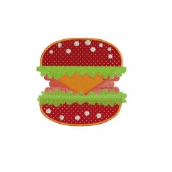 motif broderie machine-hamburger-appliqué