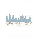 silhouette skyline New York silhouette skyline New York