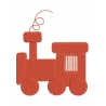 Locomotive broderie machine ombre chinoise