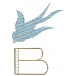 B Alphabet Hirondelle
