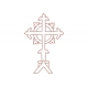 Croix celtique en redwork