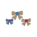 Noeud en 3 petites tailles Noeud en 3 petites tailles
