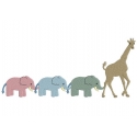 Eléphants et girafe Eléphants et girafe