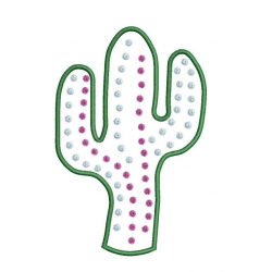 Cactus  XXL en appliqué