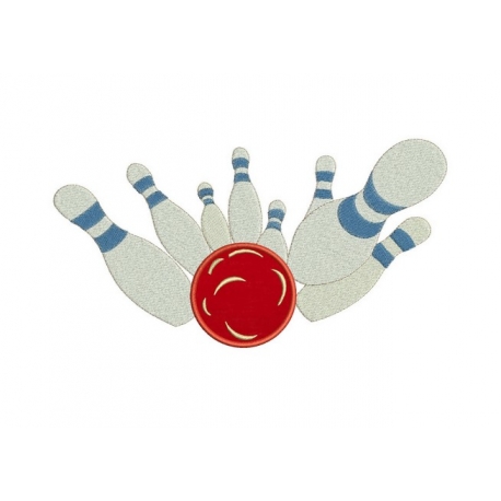 motif broderie machine bowling-quilles-boule-2tailles