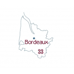 Carte de la Gironde et ses vins