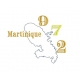 Carte de la Martinique et 972