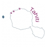 Carte de l'île de Tahiti