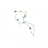 Carte  d e l'île de Noirmoutier motif broderie machine